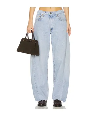 aligrace BARREL CUSTOMS UNDONE HEM ワイドレッグ - サムネイル1