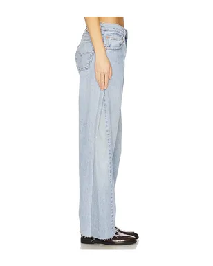 aligrace BARREL CUSTOMS UNDONE HEM ワイドレッグ - サムネイル3