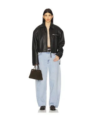 aligrace BARREL CUSTOMS UNDONE HEM ワイドレッグ - サムネイル5