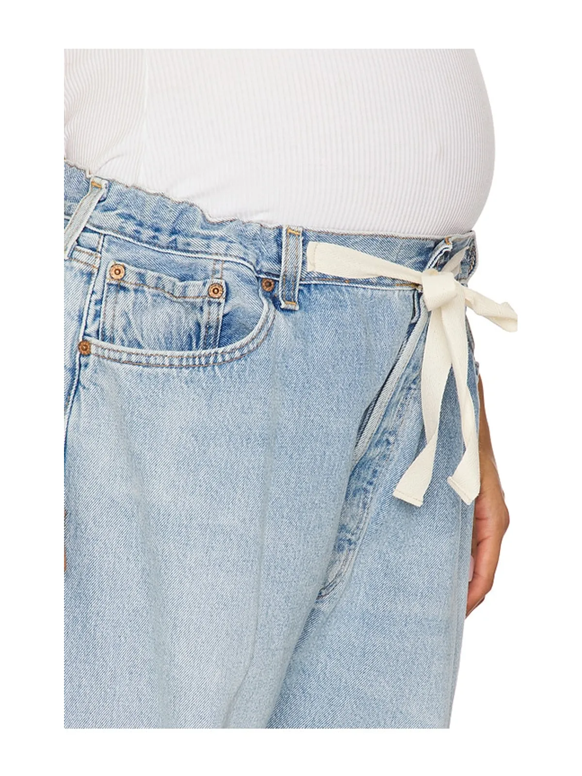 aligrace DRAWSTRING MATERNITY ストレート - 画像6