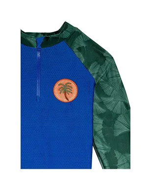 Agua Bendita Noah Thamar Swim Shirt - Blue,Green. - サムネイル3