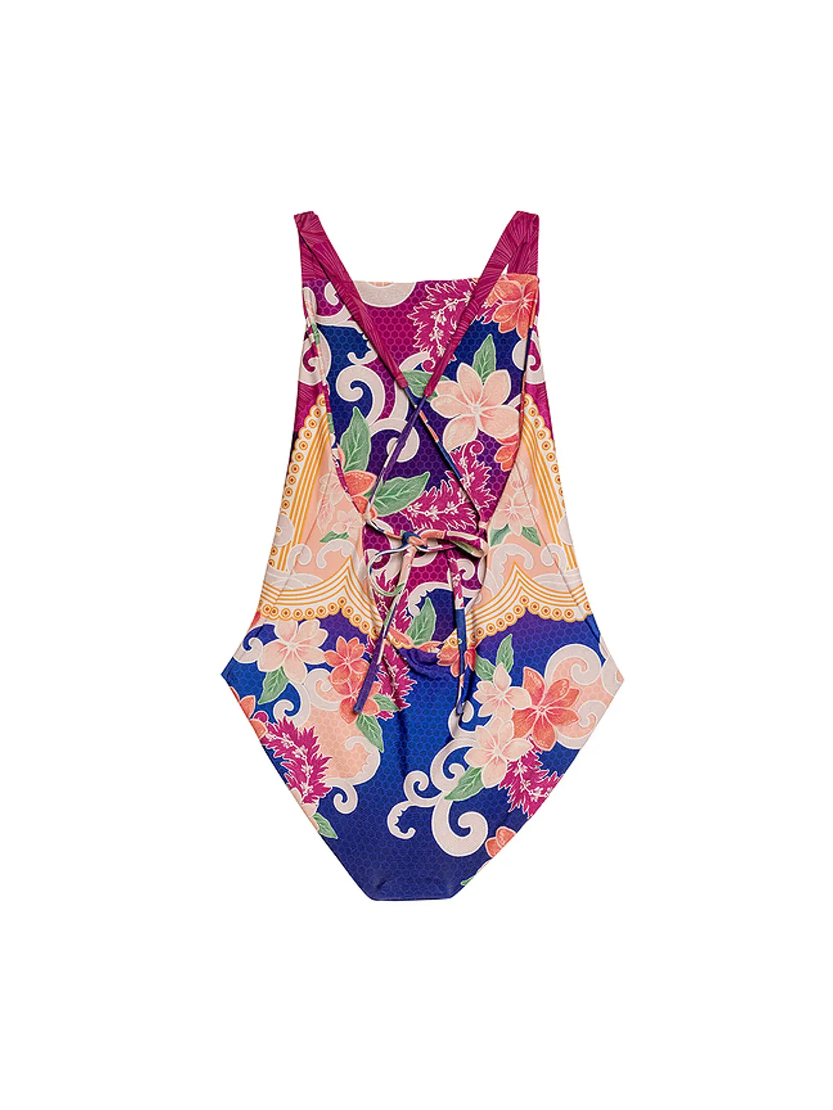 Agua Bendita AMINA THAMAR ワンピーススイムスーツ - Burgundy,Blue. - 画像2