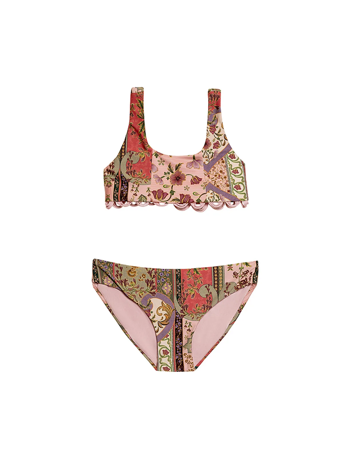 Agua Bendita DOLCE AURA ビキニセット - Pink,Brown. - 画像1