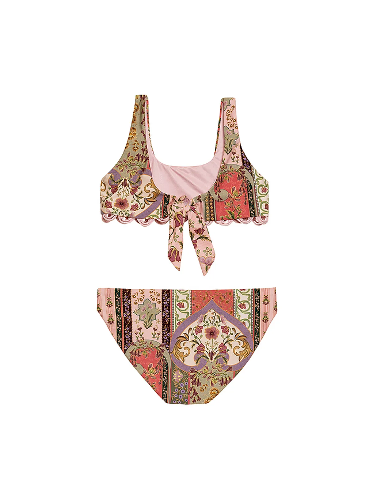 Agua Bendita DOLCE AURA ビキニセット - Pink,Brown. - 画像2