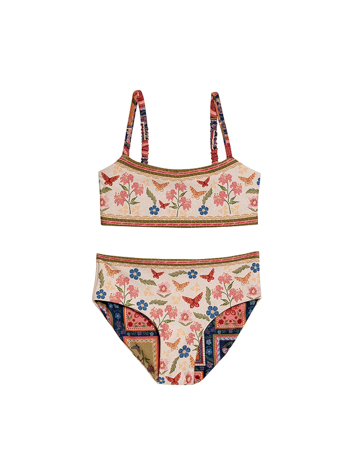 Agua Bendita SKY FIORE ビキニセット - Black,Brown. - 画像2