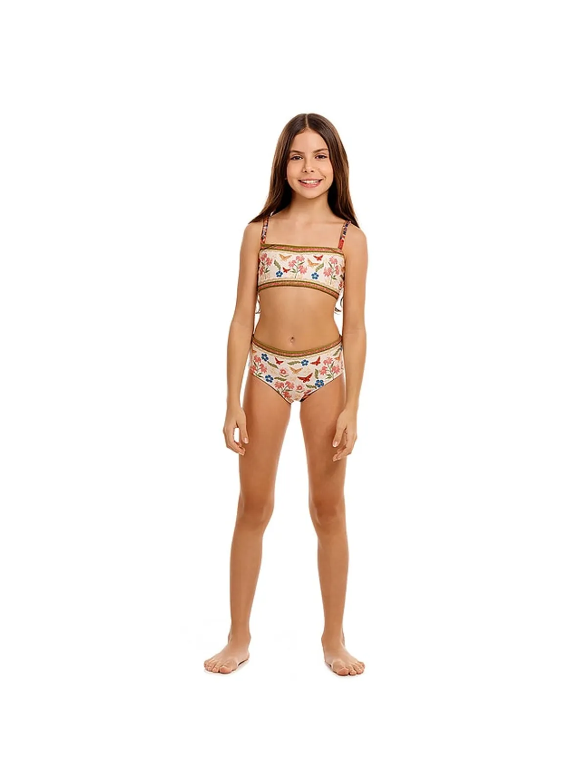 Agua Bendita SKY FIORE ビキニセット - Black,Brown. - 画像4