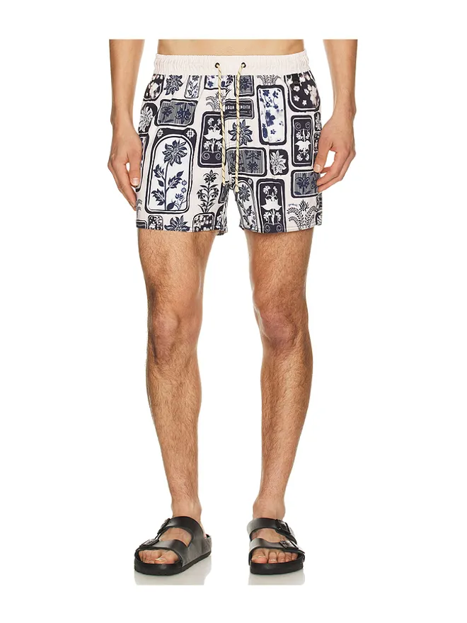 Agua Bendita Agua Bendita スイムトランクス - Navy,White.の商品画像