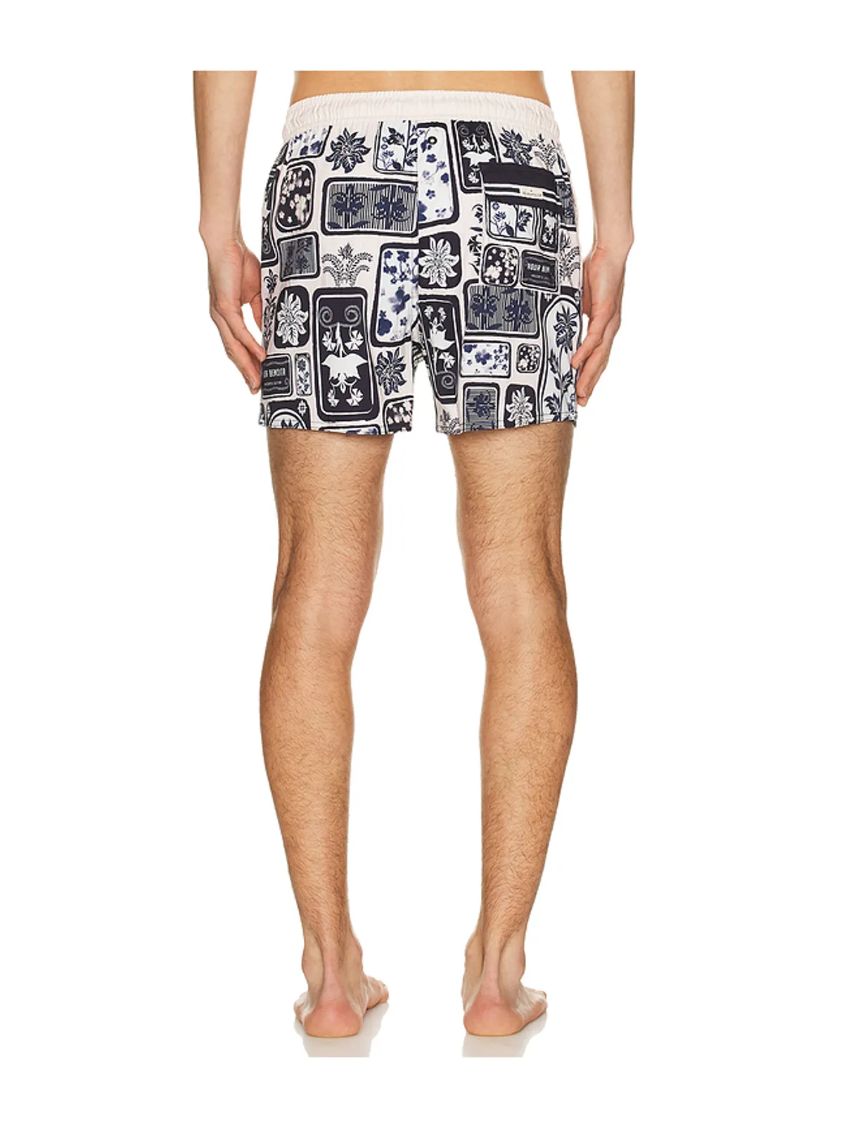 Agua Bendita スイムトランクス - Navy,White. - 画像2