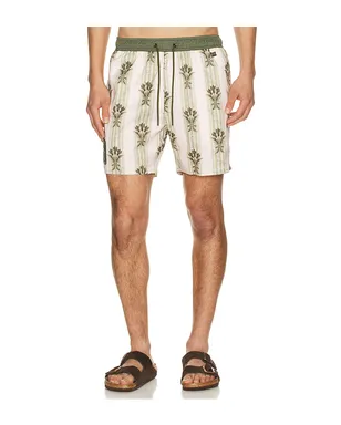 Agua Bendita スイムトランクス - White,Green. - サムネイル1