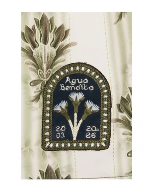 Agua Bendita スイムトランクス - White,Green. - サムネイル5