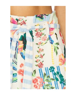 Agua Bendita ADDISON ショートパンツ - Cream,Blue. - サムネイル6