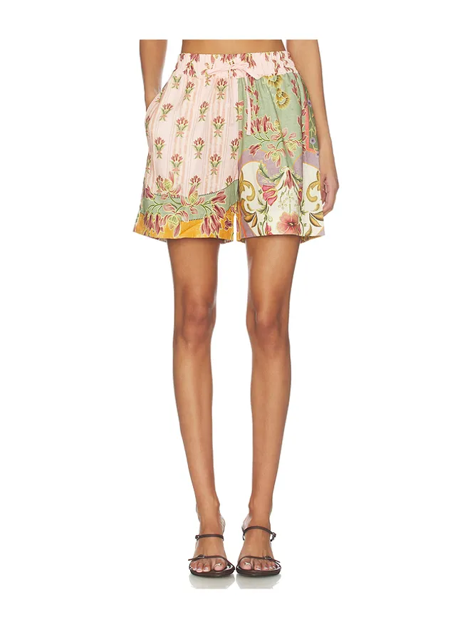 Agua Bendita Agua Bendita RENATA ショートパンツ - Pink,Sage.の商品画像