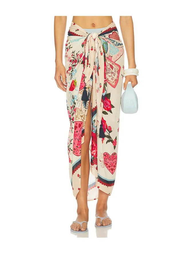 Agua Bendita Agua Bendita MARINE サロン - Beige,Red.の商品画像