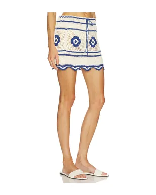 Agua Bendita MARSHA スカート - White,Blue. - サムネイル2