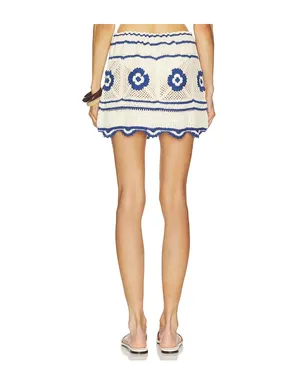 Agua Bendita MARSHA スカート - White,Blue. - サムネイル4