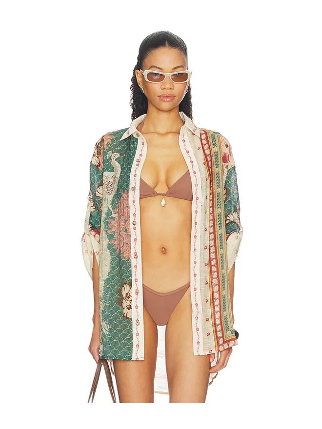 Agua Bendita Agua Bendita CHRISSY トップ - Sage,Beige.の商品画像