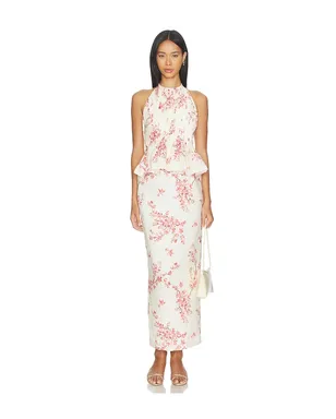 Agua by Agua Bendita LIRICA スカート - Cream,Pink. - サムネイル5