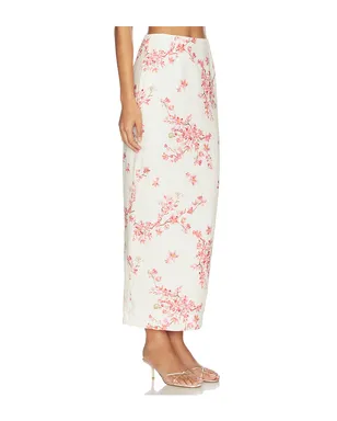 Agua by Agua Bendita LIRICA スカート - Cream,Pink. - サムネイル2