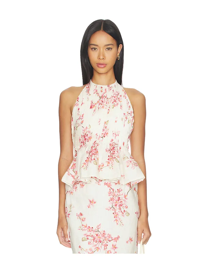 Agua by Agua Bendita Agua by Agua Bendita CA?A トップ - Cream,Pink.の商品画像