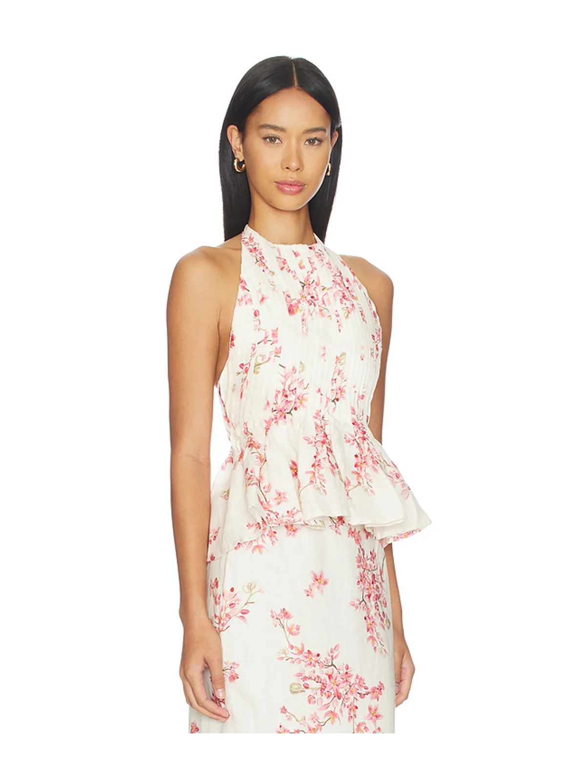 Agua by Agua Bendita CA?A トップ - Cream,Pink. - 画像2