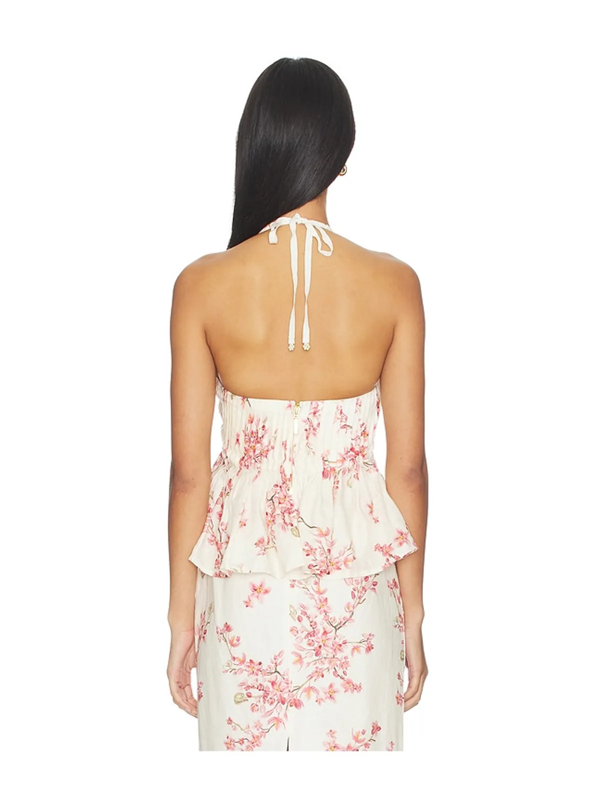 Agua by Agua Bendita CA?A トップ - Cream,Pink. - 画像3