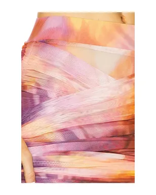 Andrea Iyamah BINA スカート - Orange,Purple. - サムネイル7