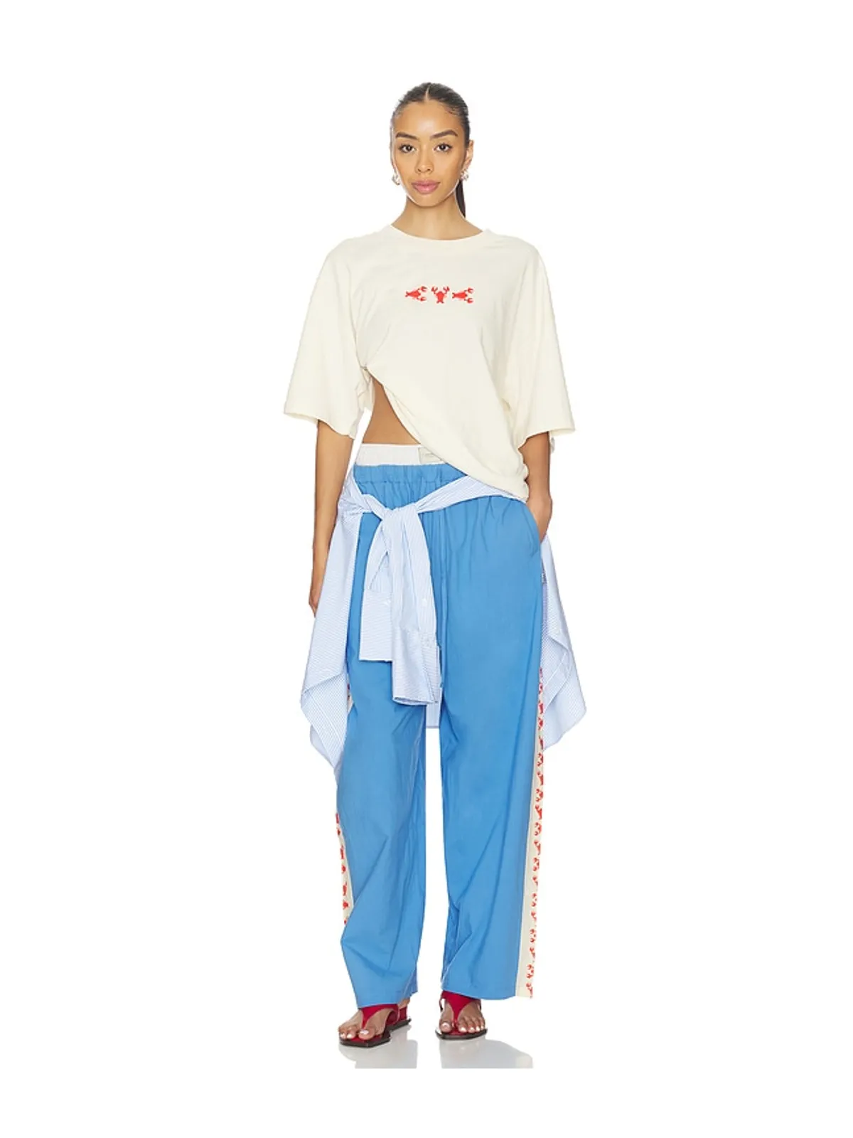 Araminta James LOBSTER TEE グラフィックTシャツ - 画像5