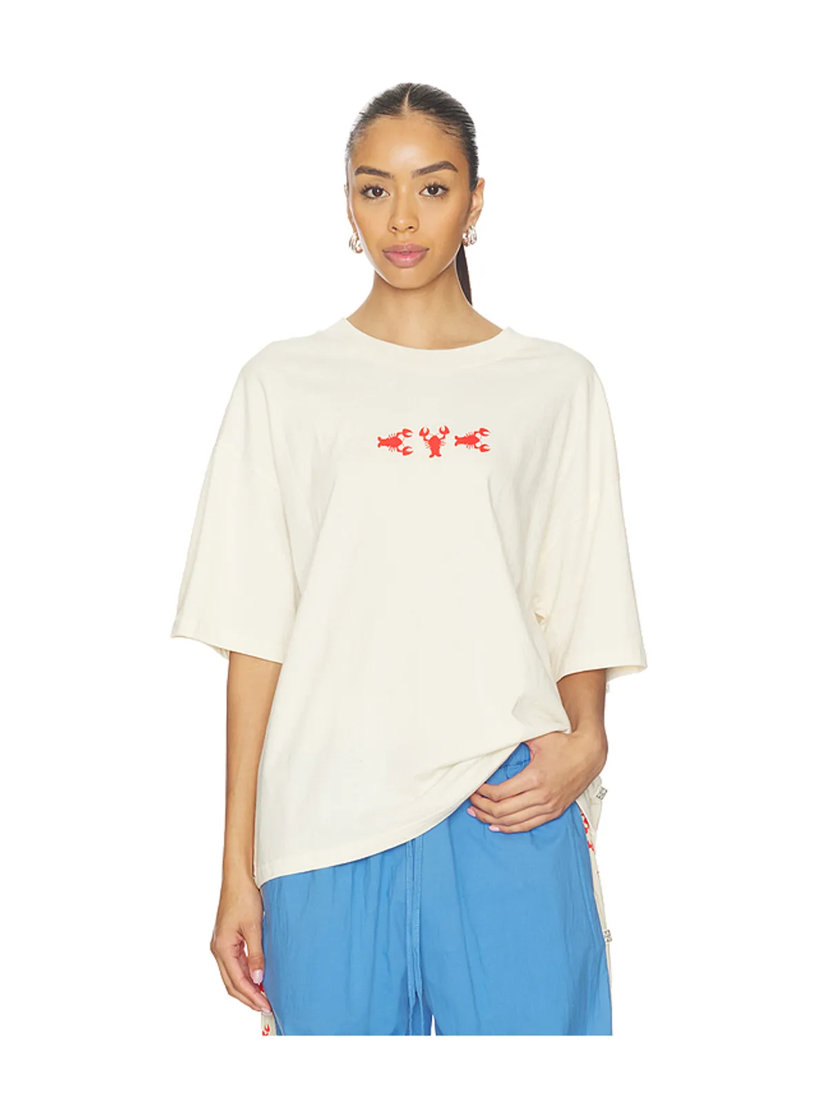 Araminta James LOBSTER TEE グラフィックTシャツ - 画像2