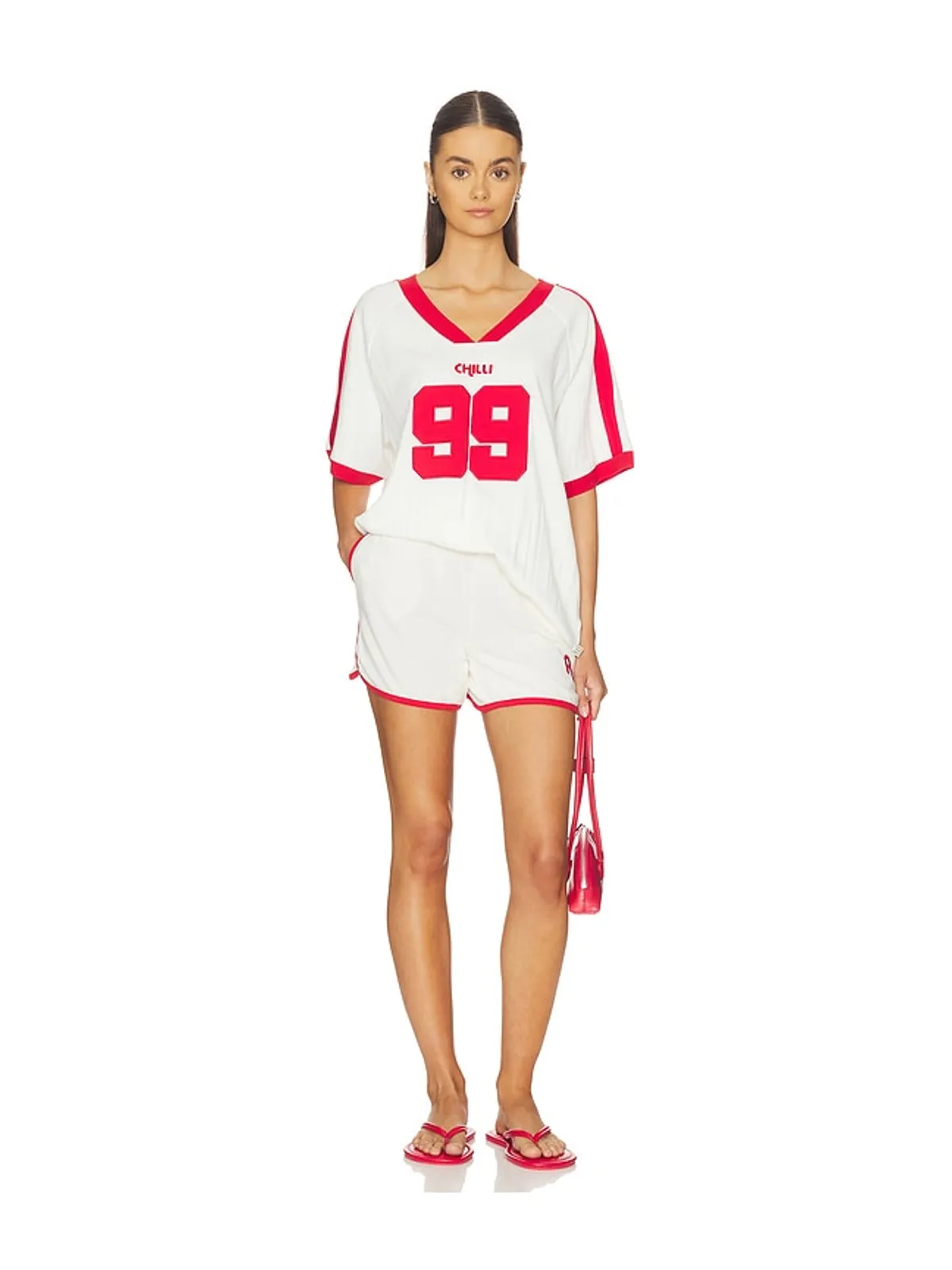 Araminta James CHILLI グラフィックTシャツ - 画像4