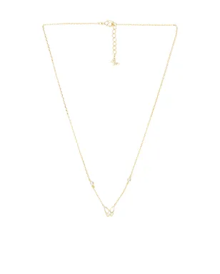 By Adina Eden EDEN ペンダントネックレス - White,Metallic Gold. - サムネイル1