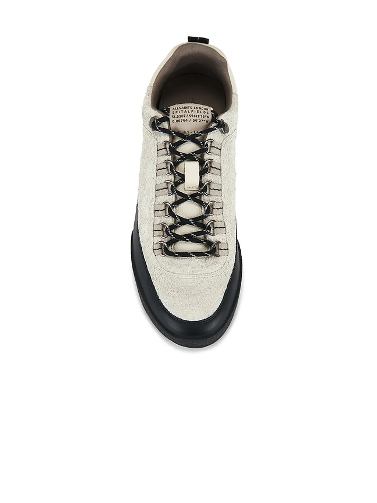 ALLSAINTS HARRI スニーカー - Ivory,Black. - 画像4