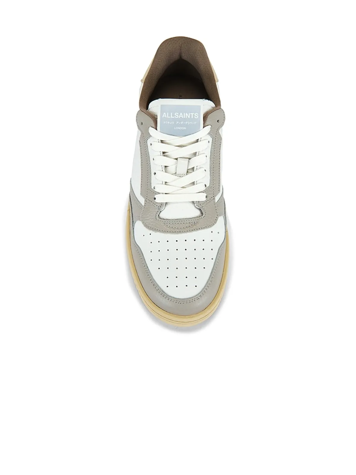 ALLSAINTS REGAN スニーカー - White,Grey. - 画像4