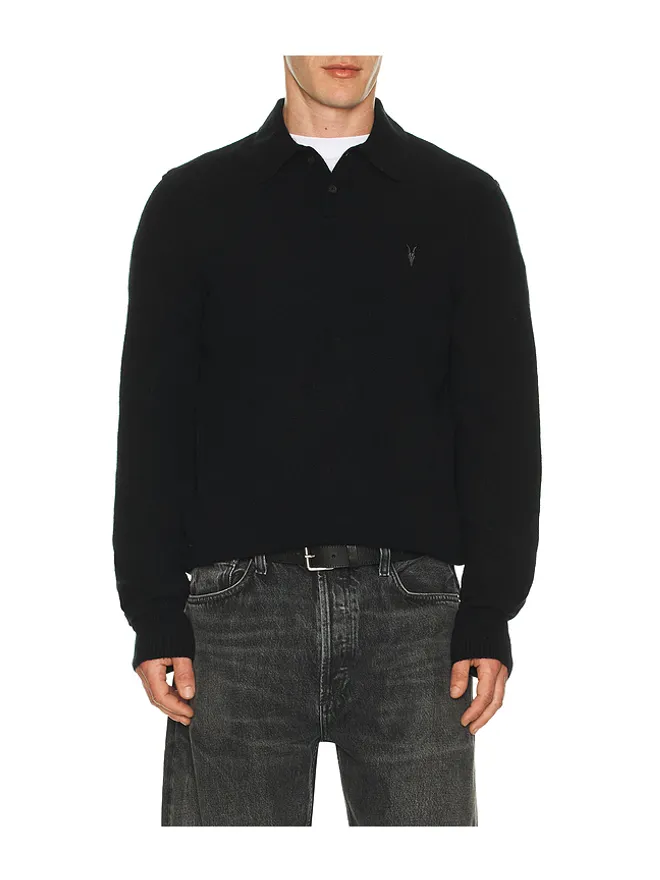 ALLSAINTS ALLSAINTS STATTEN 長袖ポロの商品画像