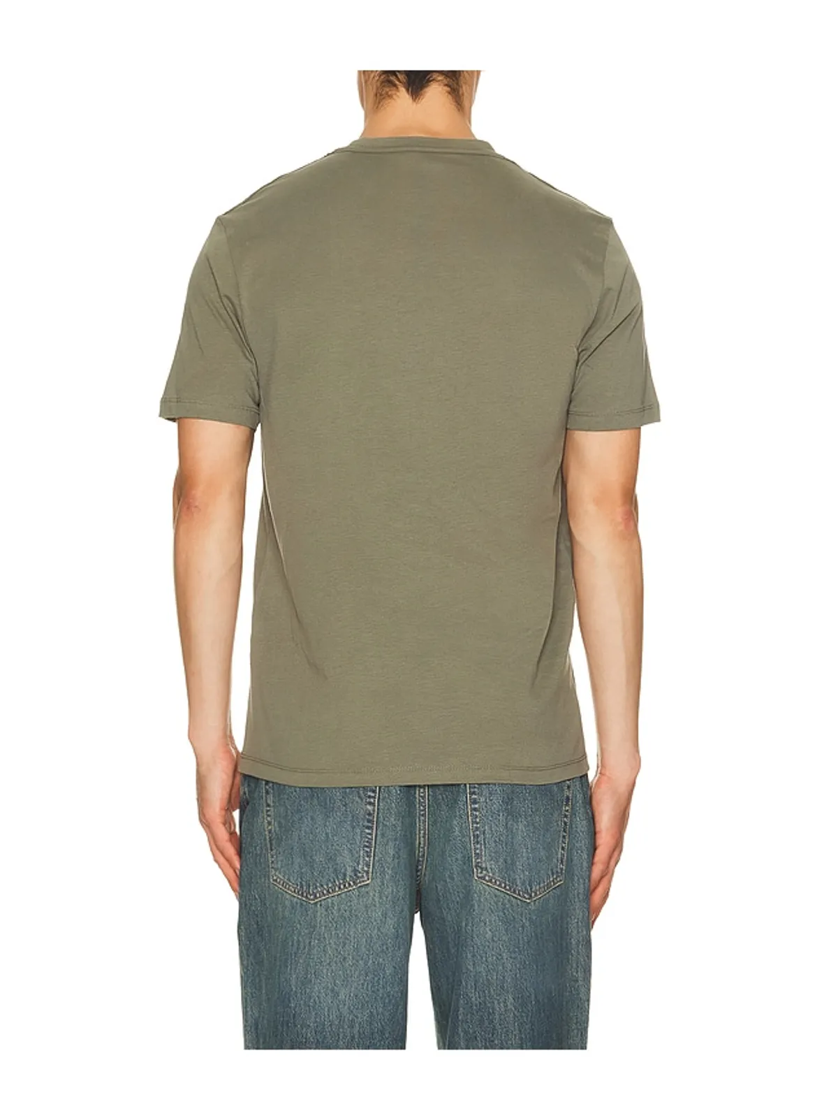 ALLSAINTS BRACE トップ - Olive,White. - 画像3