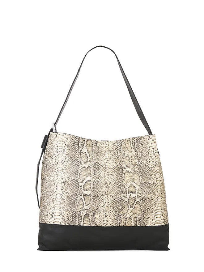 ALLSAINTS ALLSAINTS ASHA ショルダーバッグ - Neutral,Black.の商品画像