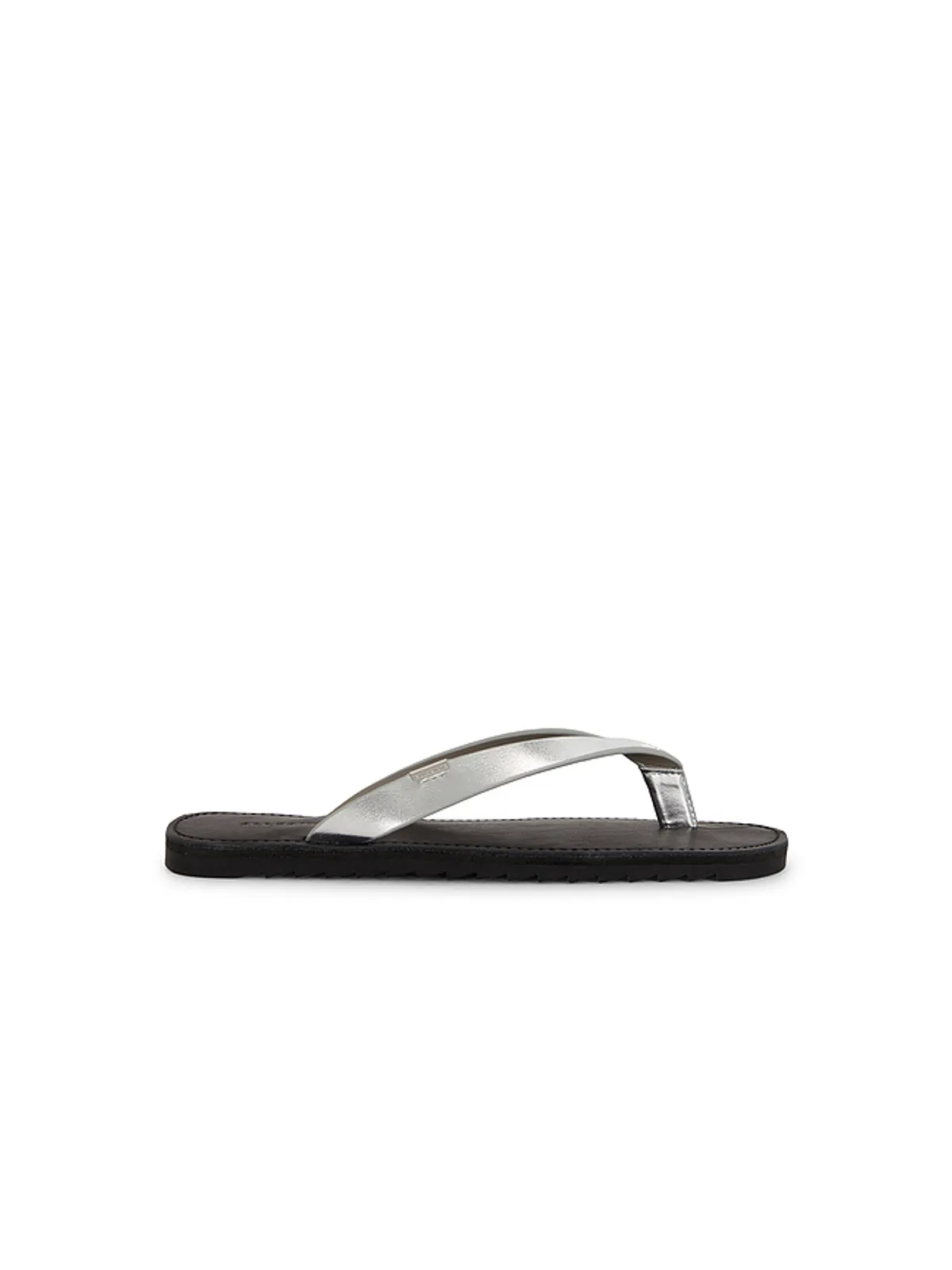 ALLSAINTS SYDNEY サンダル - Metallic Silver, grey. - 画像1