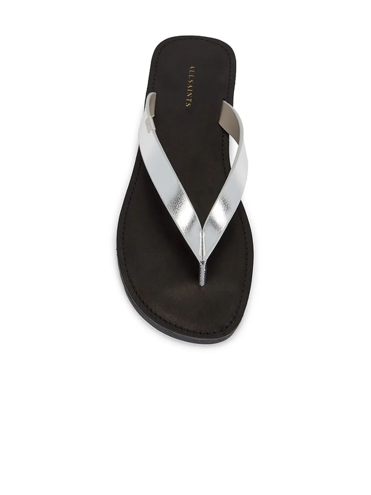 ALLSAINTS SYDNEY サンダル - Metallic Silver, grey. - 画像4