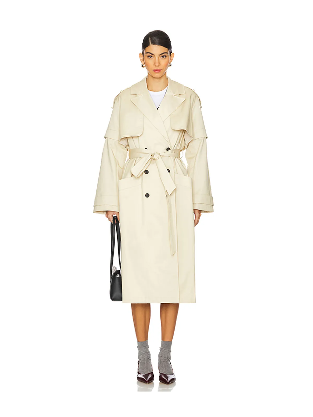 ALLSAINTS CLYDE トレンチ - 画像2