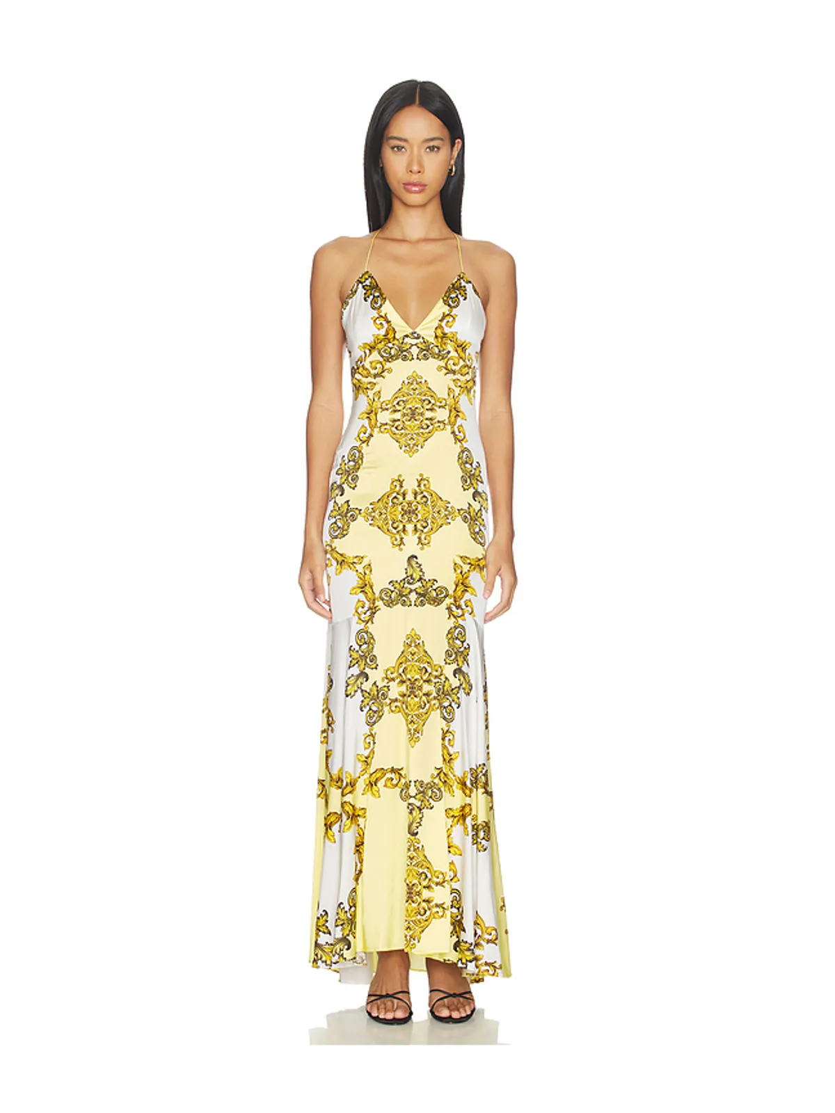 Alice + Olivia MILTA ドレス - Yellow,White. - 画像1