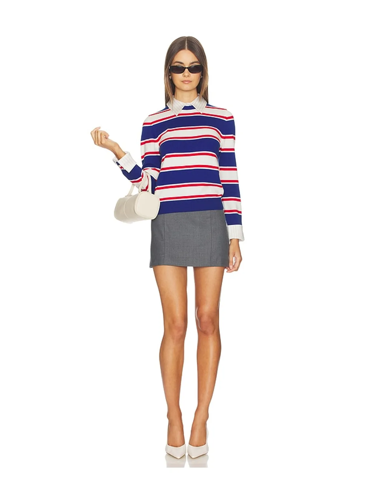 Alice + Olivia PORLA セーター - Blue,Red. - 画像5