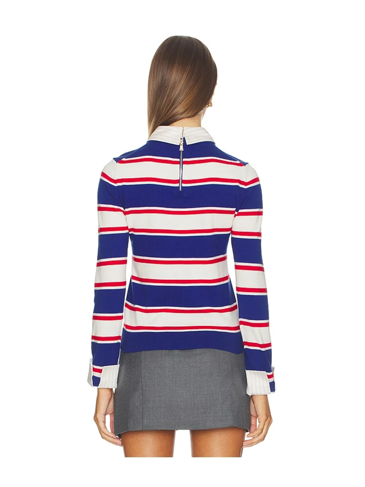 Alice + Olivia PORLA セーター - Blue,Red. - 画像4