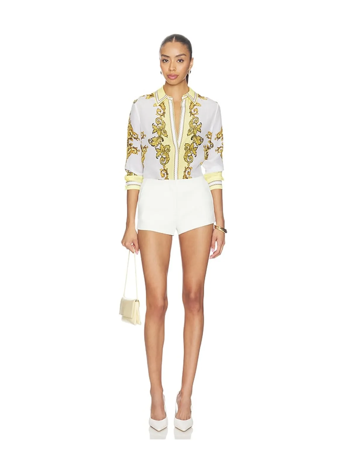 Alice + Olivia WILLA トップ - Yellow,White. - 画像5