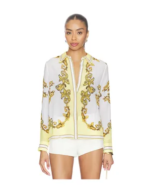 Alice + Olivia WILLA トップ - Yellow,White. - サムネイル2