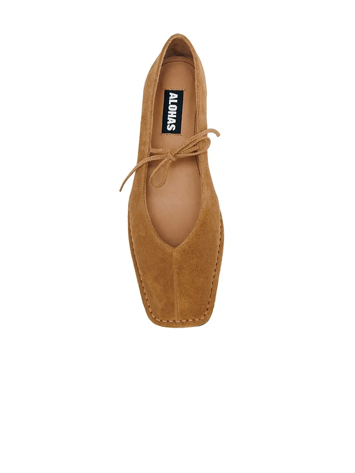 ALOHAS SWAY SUEDE BALLET フラットシューズ - 画像3