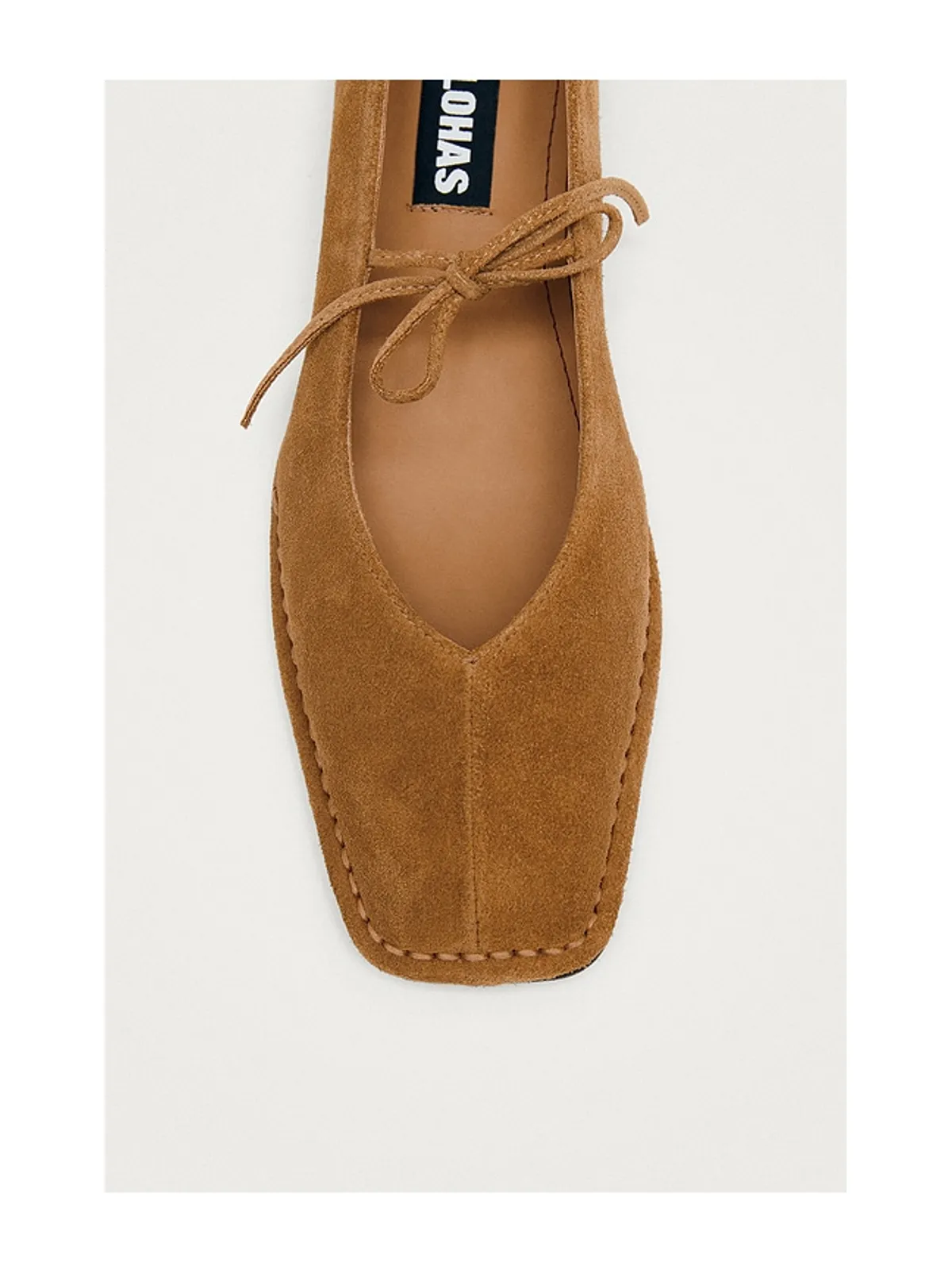 ALOHAS SWAY SUEDE BALLET フラットシューズ - 画像4