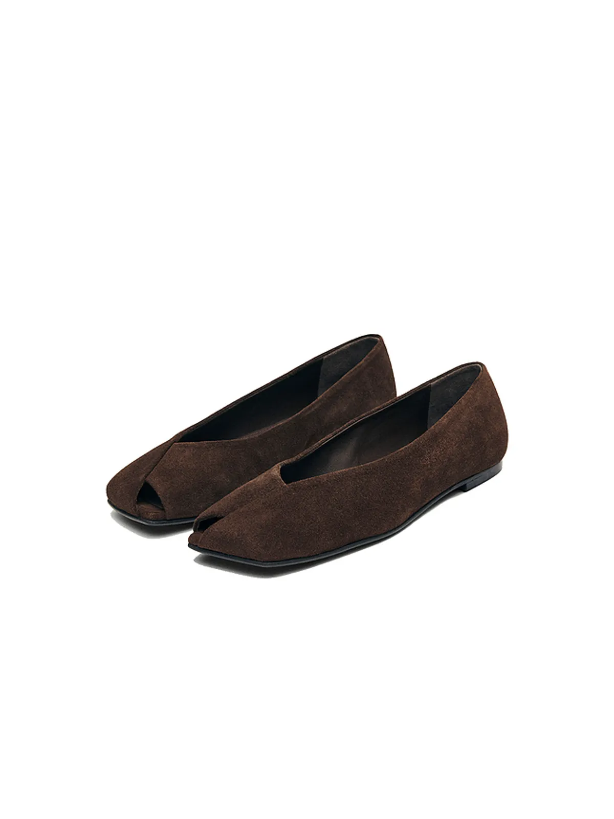 ALOHAS KATIA SUEDE BALLET フラットシューズ - 画像2