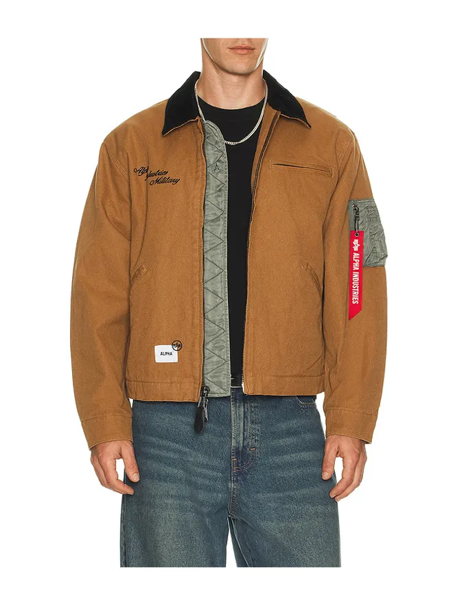 ALPHA INDUSTRIES ALPHA INDUSTRIES UNFRM デトロイトジャケットの商品画像