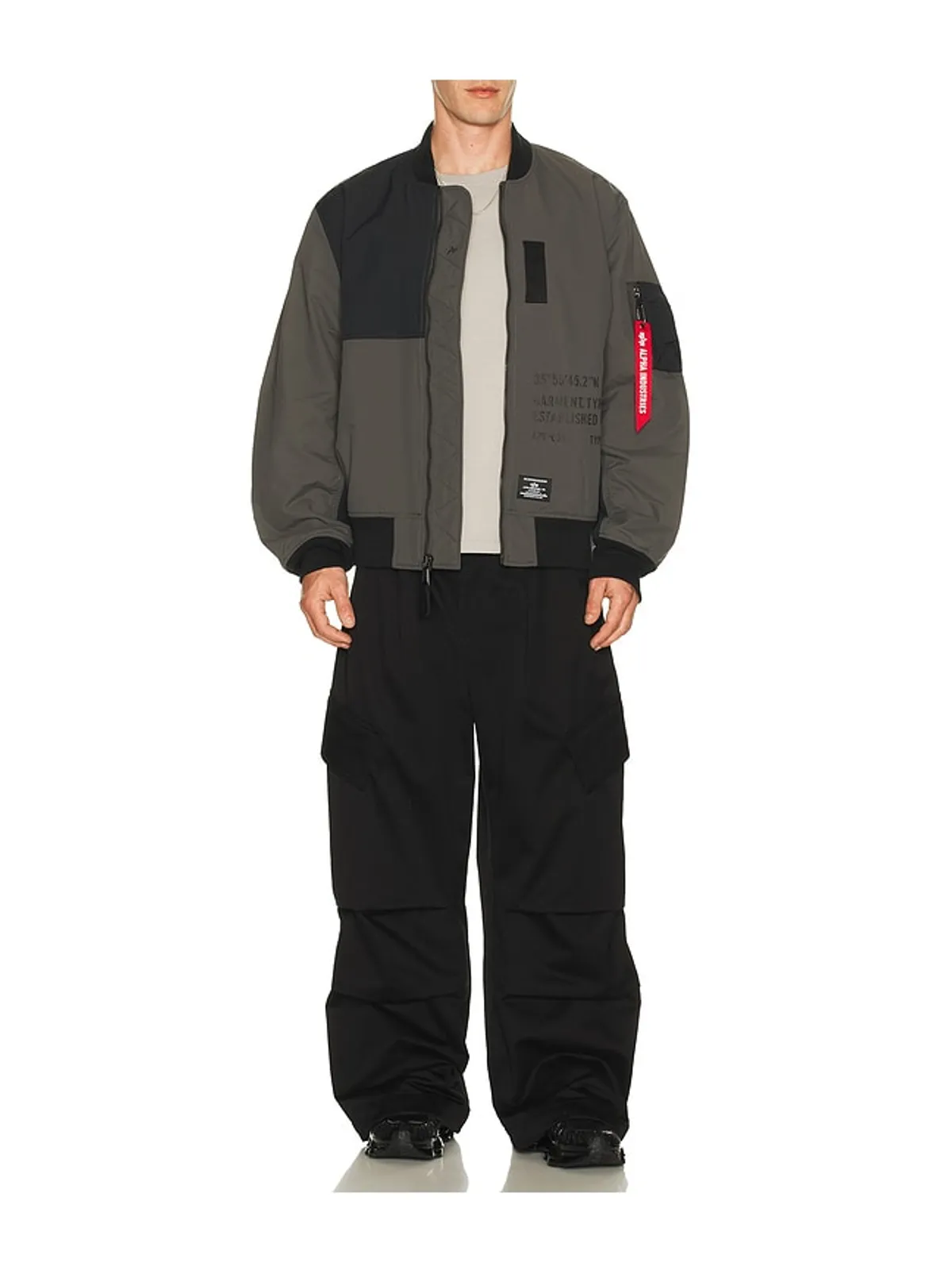 ALPHA INDUSTRIES ジャケット - Grey,Black. - 画像4