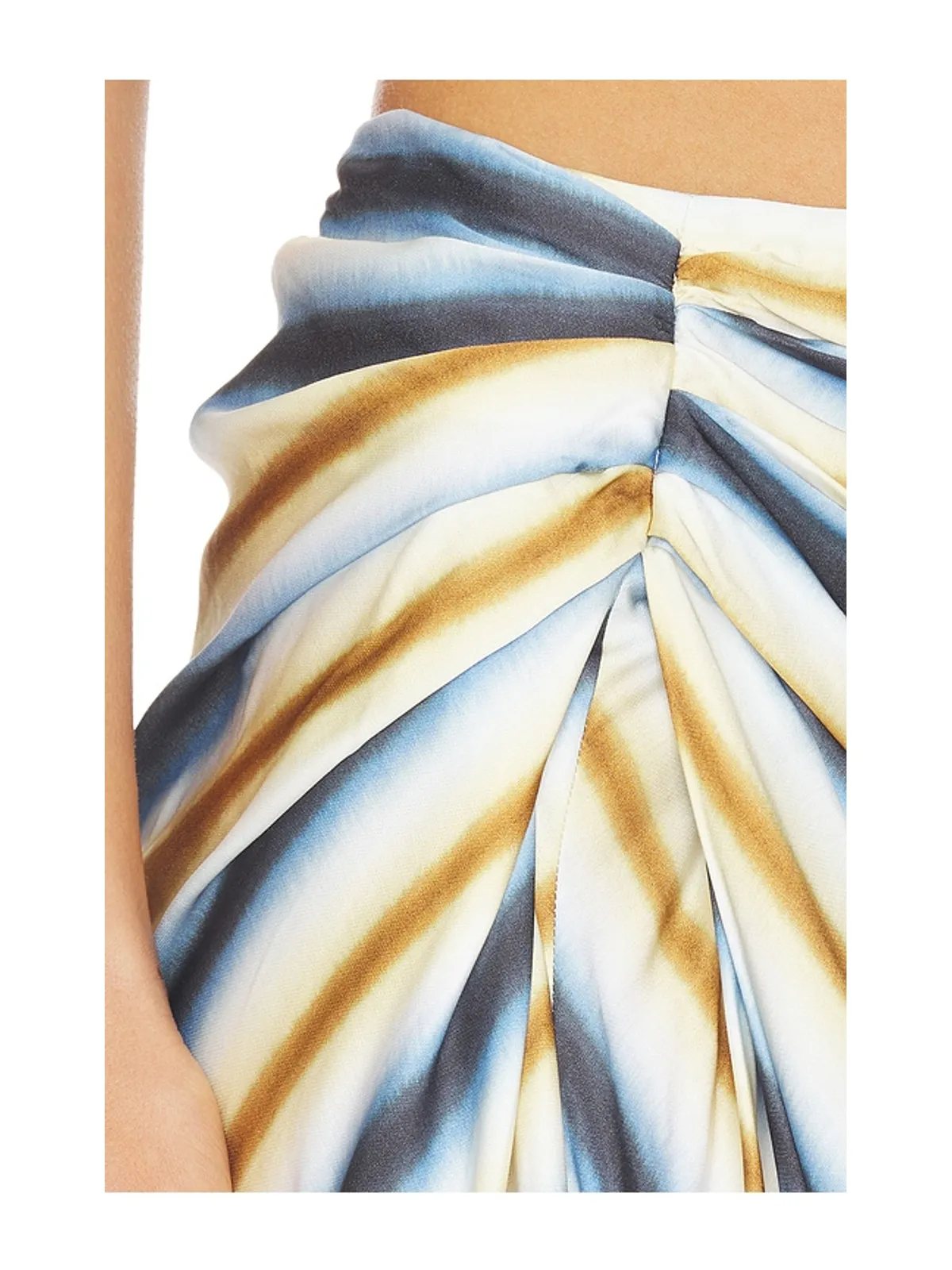 A.L.C. JEAN スカート - Navy,Brown. - 画像6