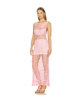 ANDREEVA Handmade Maxi Crochet Dress - サムネイル2